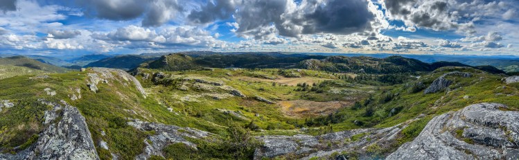 Høgelinatten and Syningen, seen from Sjåfunatten