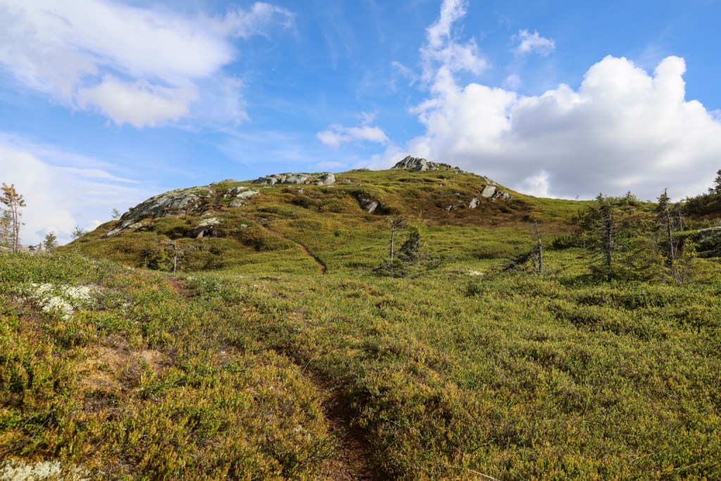 Of the 6 tops - only 2 were of real interest - with a prominence of > 100m