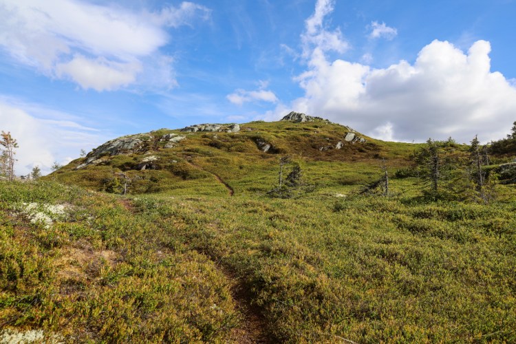 Of the 6 tops - only 2 were of real interest - with a prominence of > 100m