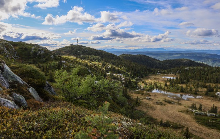 On my way up from the pass